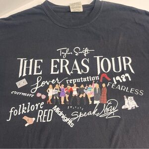 Imperfect The Eras Tour Tshirt 100% cotton‎ size 2XL Comfort Colors Tshirt